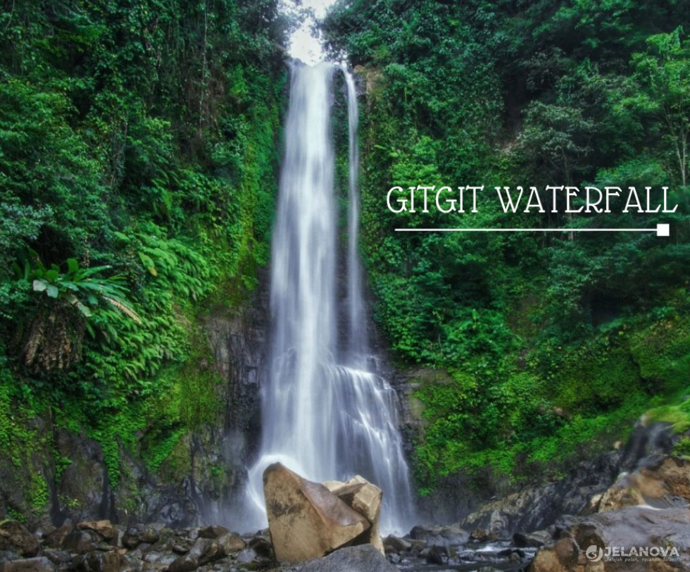 destinasi wisata alam gitgit waterfall