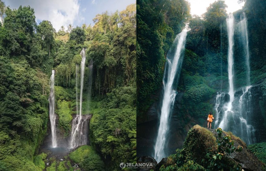 view air terjun sekumpul bali