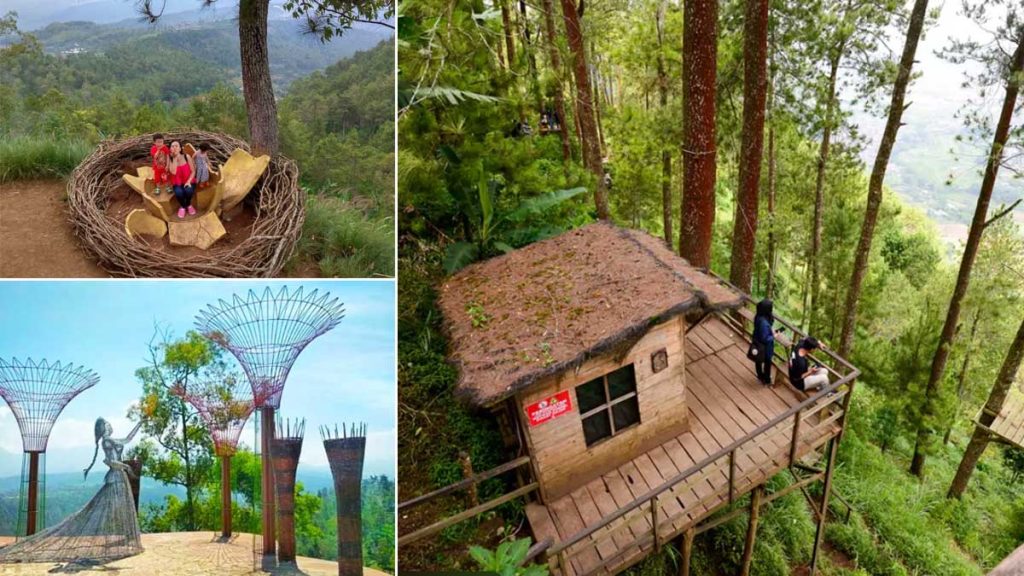 daya tarik taman langit dan omah kayu gunung banyak