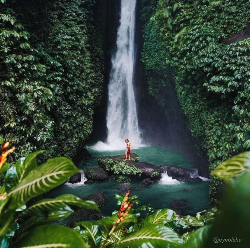 leke-leke waterfall bali
