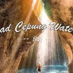 Tukad Cepung Waterfall